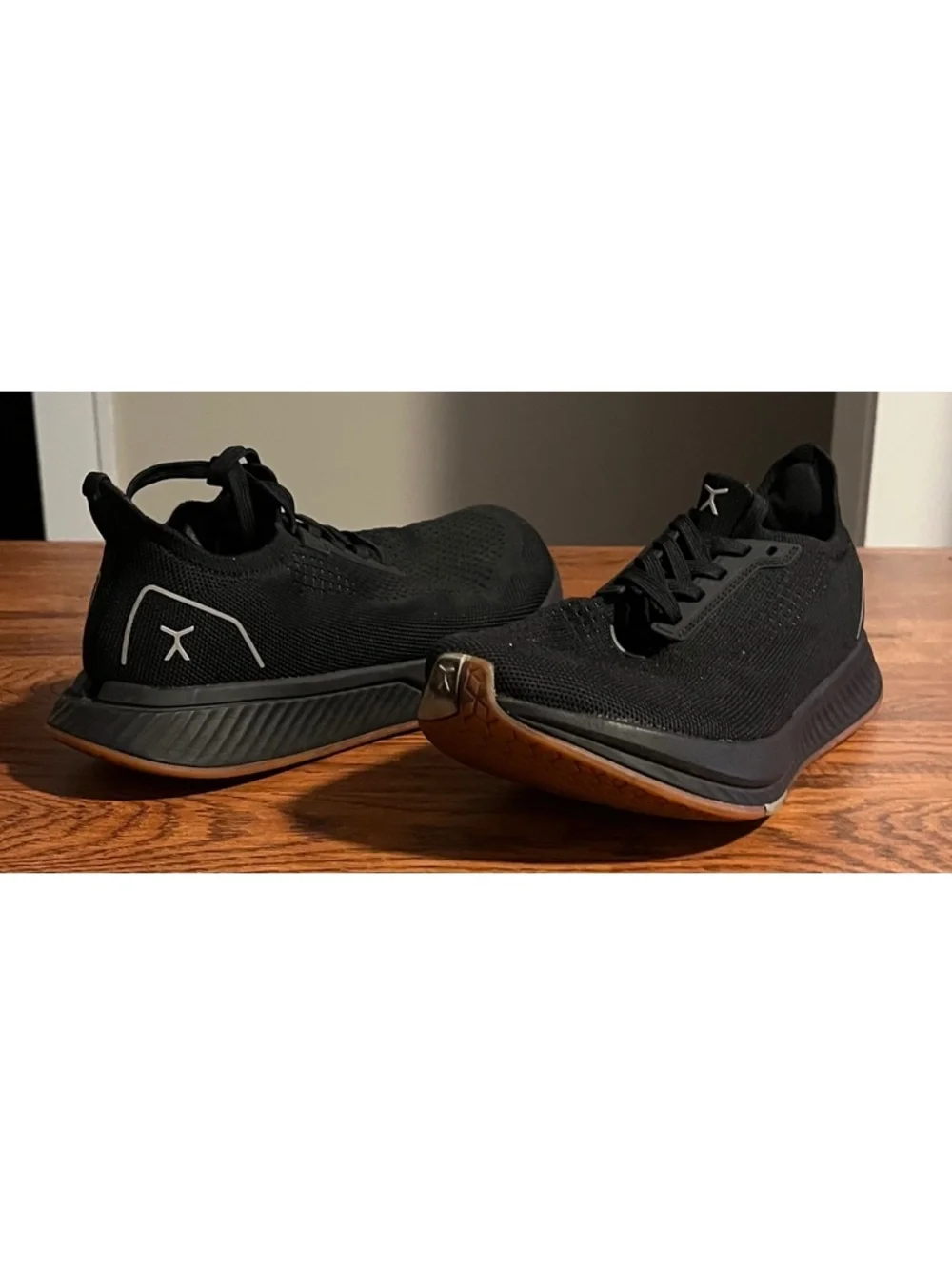 Flux Black Athletic Running Shoes Size US 7.5